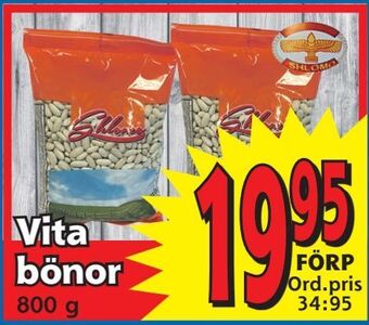 Supergrossen Vita bönor erbjuda