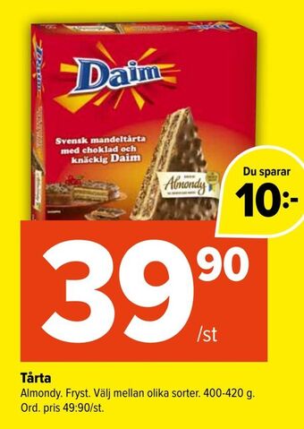 Coop Extra Tårta erbjuda