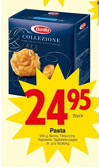 Matöppet Pasta erbjuda