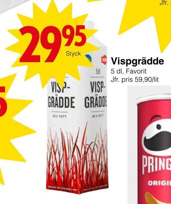 Matöppet Vispgrädde erbjuda