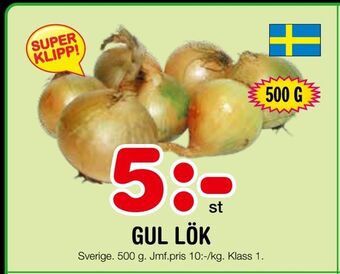 Nya Pulsen Gul lök erbjuda