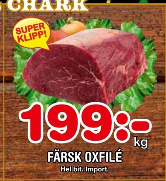Färsk oxfilé