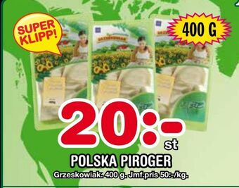 Nya Pulsen Polska piroger erbjuda