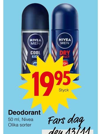 Matöppet Deodorant erbjuda