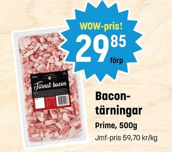 Bacontärningar