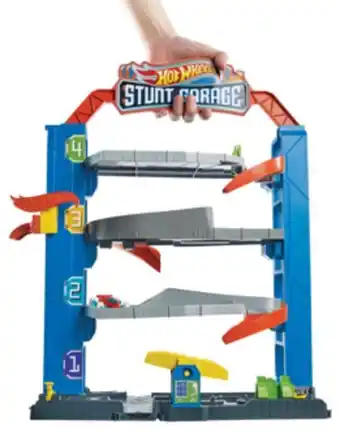 Clas Ohlson Hot wheels city stunt garage, 4+ erbjuda