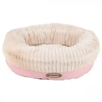 Animail Scruffs ellen donut hundbädd rosa erbjuda