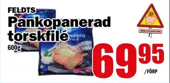 Pankopanerad torskfilé