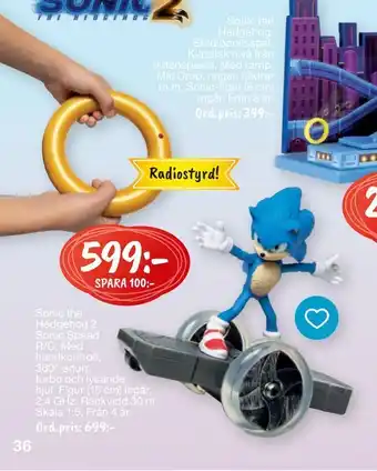 Sonic the hedgehog 2 sonic speed r/c