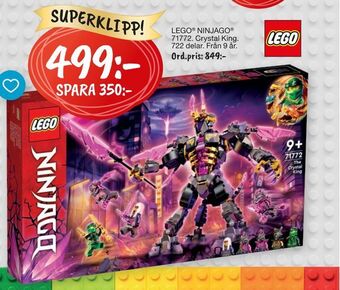 Leklust Lego ® ninjago ® erbjuda