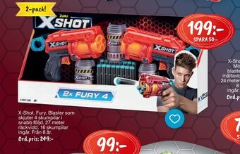 Leklust X-shot. fury erbjuda