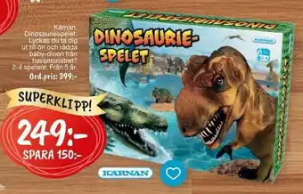 Leklust Kärnan dinosauriespelet erbjuda
