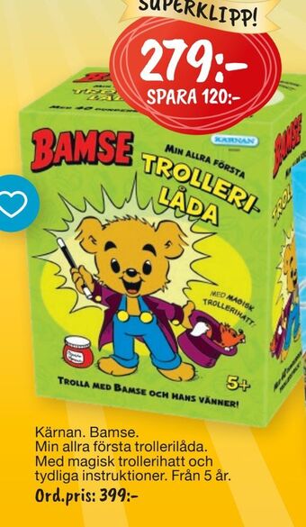 Leklust Kärnan. bamse erbjuda