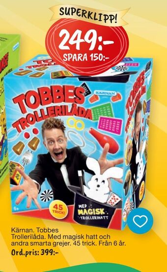 Leklust Kärnan. tobbes trollerilåda erbjuda