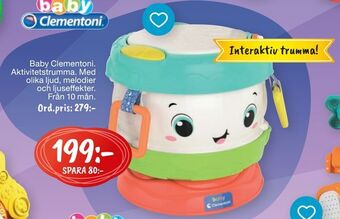Leklust Baby clementoni erbjuda