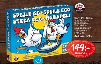 Leklust Danspil. steka ägg erbjuda