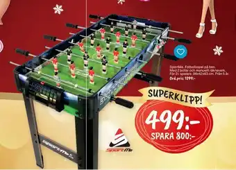 Leklust Sportme fotbollsspel på ben erbjuda