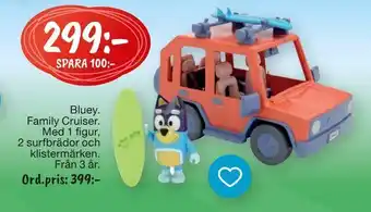 Leklust Bluey family cruiser erbjuda