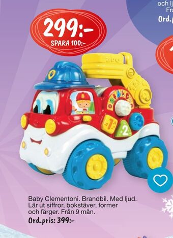 Leklust Baby clementoni erbjuda