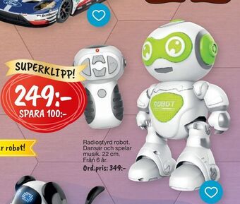 Leklust Radiostyrd robot erbjuda