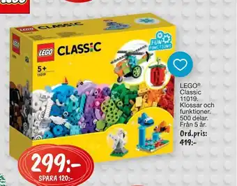 Leklust Lego ® classic 11019 erbjuda