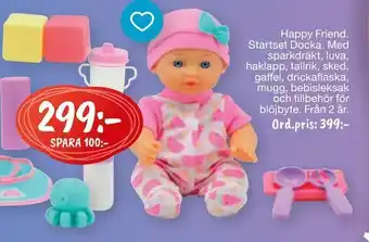 Leklust Happy friend. startset docka erbjuda