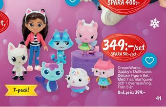 Leklust Dreamworks. gabby's dollhouse. deluxe figure set erbjuda