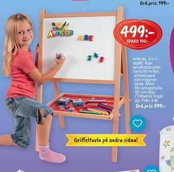Leklust Artkids. 3-i-1. staffli erbjuda