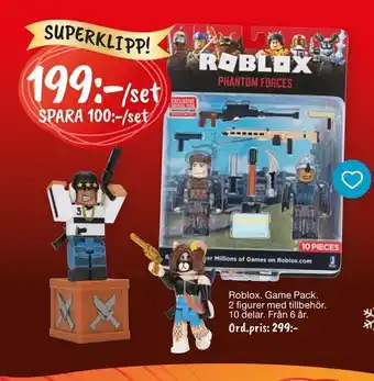 Leklust Roblox game pack erbjuda