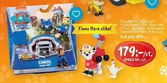 Leklust Paw patrol big truck pups erbjuda