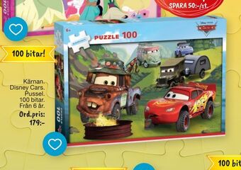 Leklust Disney cars erbjuda