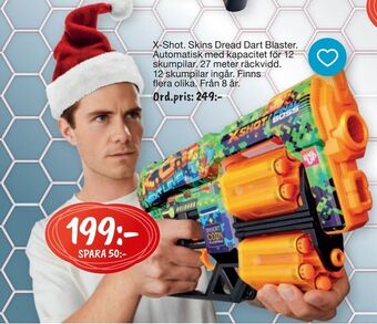 Leklust X-shot. skins dread dart blaster erbjuda