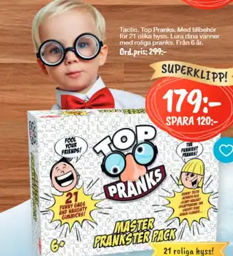 Bo Ohlsson Tactic Top Pranks med tillbehör erbjuda