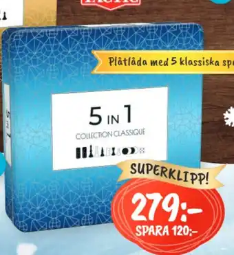 Bo Ohlsson Tactic 5 spel i 1 Backgammon erbjuda