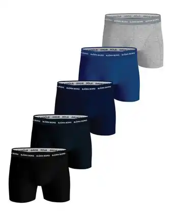 Boxershorts solid sammy 5-pack blå multi