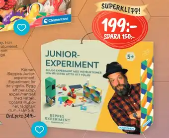 Bo Ohlsson Kärnan. Beppes Junior Experiment erbjuda
