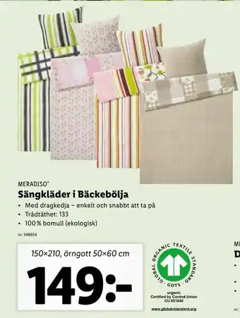 Sängkläder i Bäckebölja