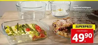Lidl Ugnsform/mätbägare erbjuda