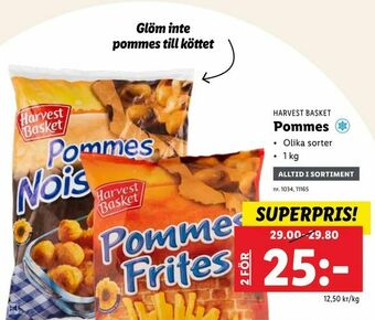 Lidl Pommes erbjuda