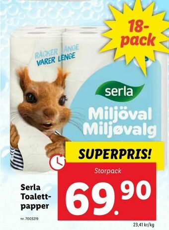 Serla Toalettpapper
