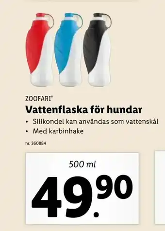Lidl Vattenflaska för hundar erbjuda