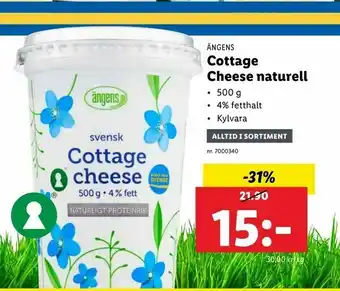 Lidl Cottage Cheese naturell erbjuda