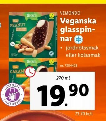 Lidl Veganska glasspinnar erbjuda