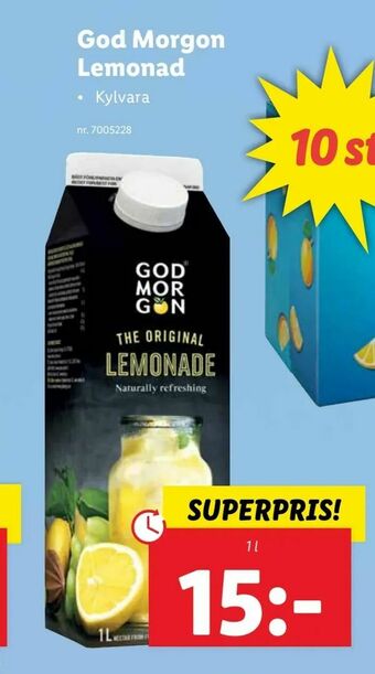 God Morgon Lemonad