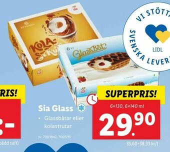 Lidl Sia Glass erbjuda