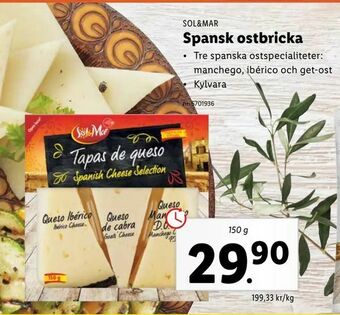 Spansk ostbricka
