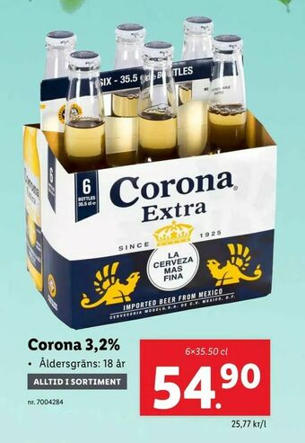 Lidl Corona 3,2% erbjuda