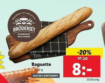 Lidl Baguette erbjuda