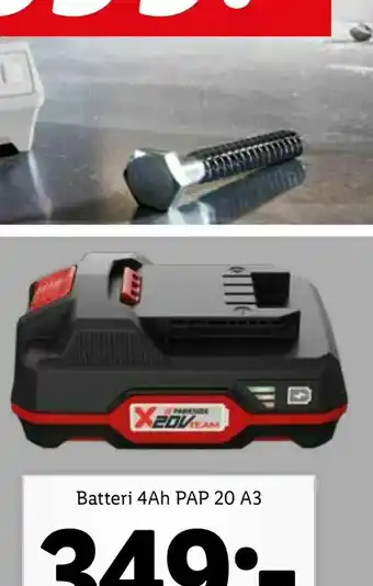 Lidl Batteri för Parkside maskiner erbjuda
