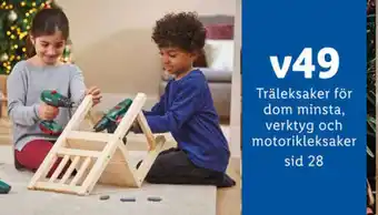 Lidl Träleksaker För Dom Minsta, Verktyg och Motorikleksaker Sid 28 erbjuda